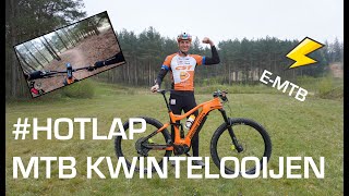 HOTLAP 🔥 de snelste tijd Kwintelooijen  Utrechtse Heuvelrug op de EMTB [upl. by Ilrebmik]