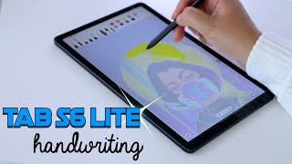 Tab S6 LITE Note Taking amp S Pen Review Writing  Drawing  Sketching [upl. by Orhtej171]