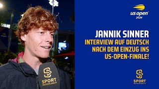 quotIm 3 Satz ist er physisch untergegangenquot Jannik Sinner nach Finaleinzug  US Open 2024  SDTV [upl. by Saduj534]