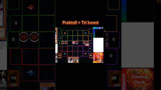 YUGIOH Fraktall  Tri Beast combo fire fireking yugioh [upl. by Niatsirt828]