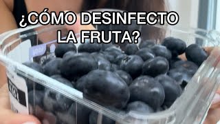 Como desinfectar la fruta con vinagre o bicarbonato y truco para conservarla más fresca [upl. by Cawley]