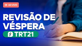 💡 AULÃO PRÉ PROVA para concurso TRT 21 2023 Concurso TRT 21 Analista Judiciário [upl. by Hanala]