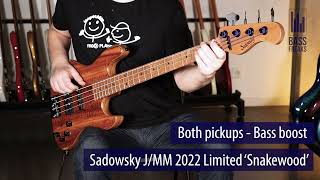 Sadowsky Limited 2022 Live Demo  BassFreaksnet [upl. by Bilicki]