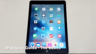 iPad User Guide  The Basics Updated [upl. by Aliza135]