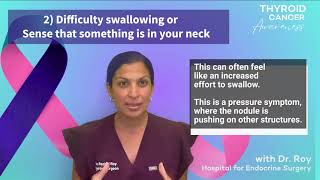 Top 5 Symptoms of Thyroid Cancer [upl. by Alaehcim514]