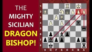 The Mighty Sicilian Dragon Bishop  GM Christopher Wards Brilliance [upl. by Yltneb384]