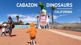 Cabazon Dinosaurs  Museum Park with Model Dinosaurs in Southern California [upl. by Wiley]