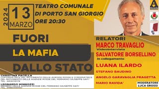 Fuori la mafia dallo Stato – Porto San Giorgio c’è con intervento di Marco Travaglio [upl. by Mirielle]