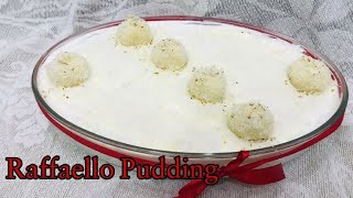 Raffaello pudding  Raffaello cream pudding  Raffaello balls  Cooking Stories By sisters [upl. by Zetnas]