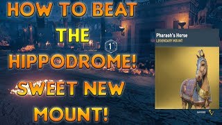 Assassins Creed Origins How to EASILY Beat the hippodrome [upl. by Eugaet]