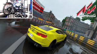 DRIFT Assetto Corsa Chevrolet Camaro ZL1 Thrustmaster T300RS [upl. by Etan]