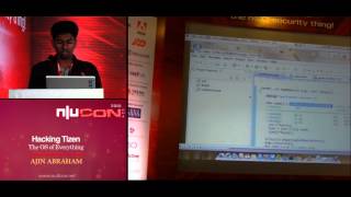 nullcon Goa 2015 Hacking Tizen The OS of Everything by Ajin Abraham [upl. by Rehptosirhc334]