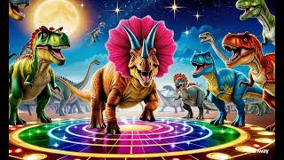 The Dancing Dinosaur song for kids [upl. by Airdnaxila]