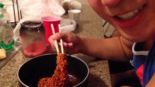 Spicy X3 Ramen Challenge [upl. by Biddie]