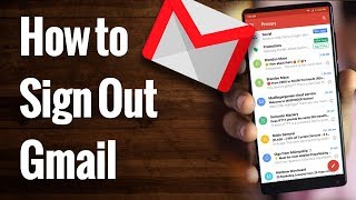 How to Sign Out of GMAIL App on Android Phone [upl. by Akitan]