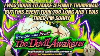 TREMBLE WITH FEAR THE DEVIL AWAKENS ALL MISSIONS COMPLETE DBZ Dokkan Battle [upl. by Aviv]