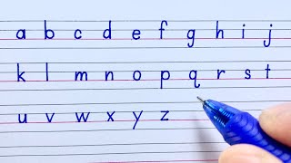 English writing small letters a  z  English handwriting small letter abcd  English alphabets [upl. by Aninaj607]