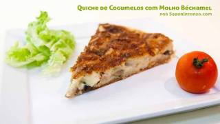 Quiche de Cogumelos com Molho Béchamel [upl. by Alban]