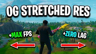 How To Get STRETCHED RESOLUTION in Fortnite OG Best Stretched Resolution [upl. by Hortense178]