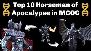 Top 10 Horseman of Apocalypse in MCOC  Marvel Contest of Champions [upl. by Asa]