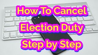 How to cancel Election duty cancellation of election duty general election [upl. by Wendalyn]