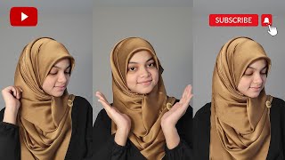 Beautiful And Easy Hijab Style With Ring  2024 Trending Hijab Style  Viral Hijab Style  Hijabi [upl. by Rehpotsyrk]