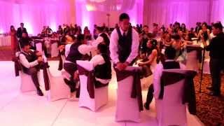 The Groomsmen Surprise New Bride with an Epic Dance Set [upl. by Sisely]