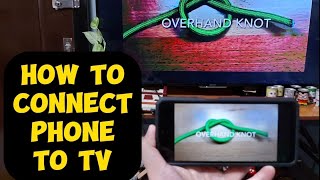 How to connect phone to TV  Paano iconnect ang cellphone sa TV  connect phone to TV [upl. by Ettenig]