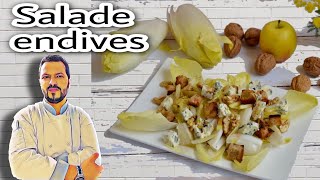 Salade les endives 🥗 سلطة الهندباء [upl. by Thorn]