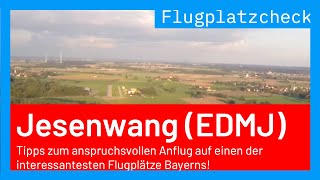 Spannender Anflug auf Jesenwang  Pilotenherausforderung in Bayern 🛬✈️ Jesenwang Flugplatz [upl. by Elata]