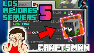 Los 5 Mejores Servidores para Craftsman [upl. by Ariella]