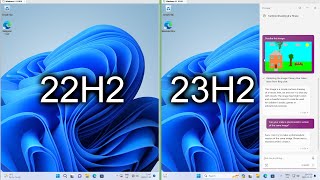 Windows 11 23H2 vs 22H2 [upl. by Fulks]