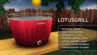 Lotusgrill  So funktioniert der rauchfreie WunderHolzkohlegrill [upl. by Pickford]