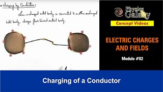 Class 12 Physics  Electrostatics  2 Charging of a Conductor  For JEE amp NEET [upl. by Ociram]