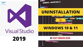 How to Uninstall Visual Studio 2017  2019  2022 in Window 10 or 11 [upl. by Aloiv]