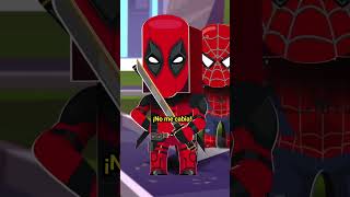 DEADPOOL DEFIENDE A TOBEY😱😱 Marvel spiderverse spiderman andrewgarfield deadpool meme humor [upl. by Phene]