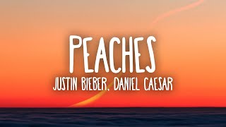 Justin Bieber  Peaches ft Daniel Caesar Giveon 1 HOOR LOOP  LYRICS [upl. by Bren231]