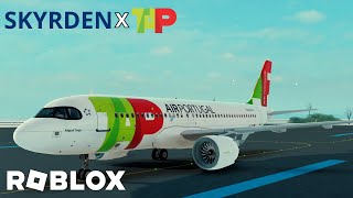 Reviewing Skyrden x Tap Codeshare flight on roblox  Flight Review [upl. by Idmann291]