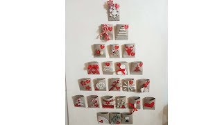 Calendario dellAVVENTO fatto a mano con I ROTOLI CARTA IGIENICA 🎅 DIY [upl. by Arty]