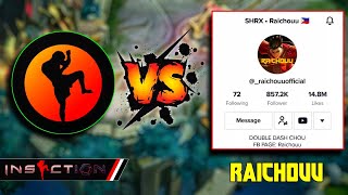 iNSECTiON VS RAICHOUU  Chou Gods in tiktok  NOT SCRIPTED [upl. by Zinck]