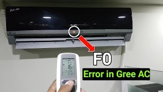 F0 Error in dc inverter air conditioner solve fault  Repair inverter AC  in UrduampHindi [upl. by Evyn322]