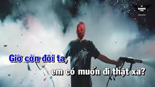 Karaoke Một Đêm Say X Remix  Thịnh Suy l Beat Chuẩn TNK [upl. by Odrautse]