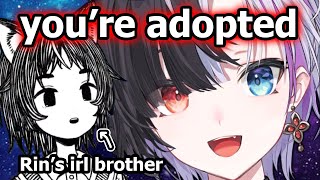 Rin broke after streaming with her IRL little brother and finally said it [upl. by Aleafar]