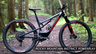 2019 Rocky Mountain Instinct Powerplay A70 review  eMTB Videos [upl. by Cattima]