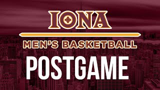 POSTGAME REACTION Iona MBB at Princeton 11424 [upl. by Altheta617]