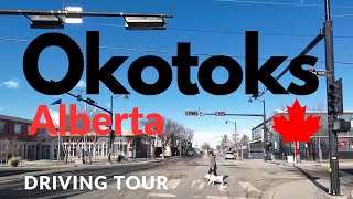 Okotoks Alberta Canada Driving Tour [upl. by Plotkin]