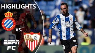 Espanyol fights back to get 11 draw with Sevilla  LaLiga Highlights  ESPN FC [upl. by Nnylyt]