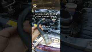 Isuzu Sportivo Power steering leaking  Common problem pumopotok high pressure hose [upl. by Nilecoj]