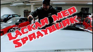 Lackar Mazda Rx8 med Sprayburk  Guttes andra Rx8  ROS [upl. by Igenia]