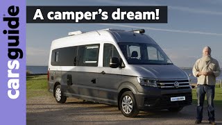 Volkswagen Crafter Kampervan 2024 review JaycoVW partnership produces Australias best camper van [upl. by Hernardo]